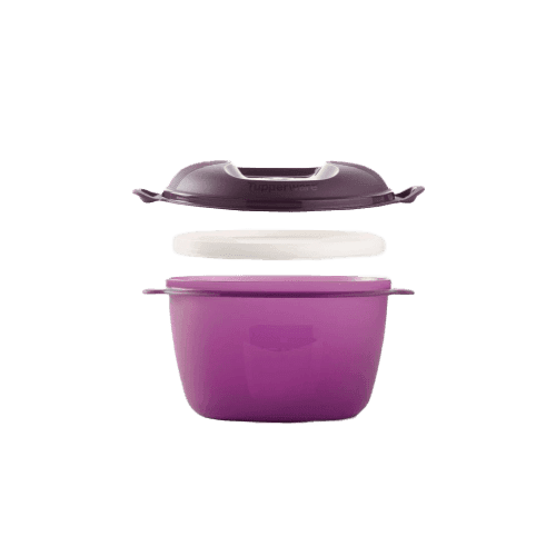 Tupperware Microwave Rice Cooker Purple Large 3L Or 12 Cup